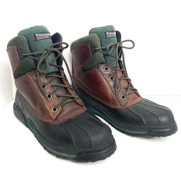 Nunn Bush Forest Green Duck Boot Thinsulate Thermal Insulated Men\'s Size 11 M main image 6